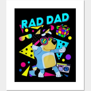 dad bluey Posters and Art